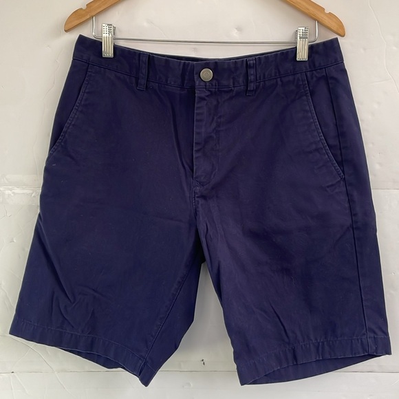 Bonobos Men's Navy Blue Shorts 100% Cotton Size 32 with 9 inch Inseam - Picture 5 of 13